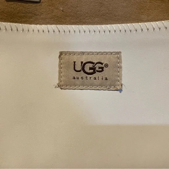 UGG Tan and Cream/White Women's Shearling-Sheepskin Mini Bag - Picture 8 of 16